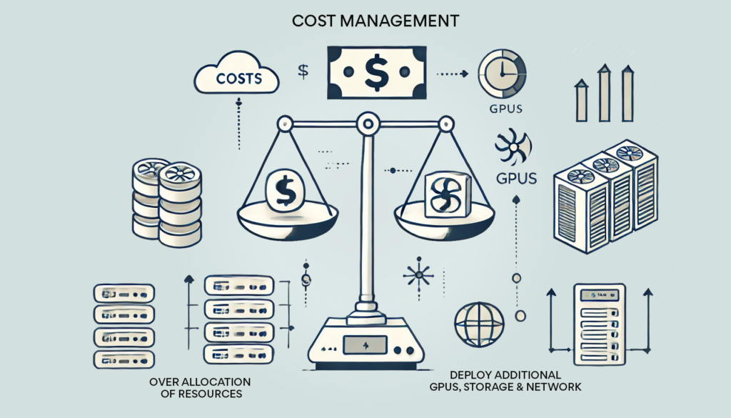 diagram showing cost management of resource procurement vs cost