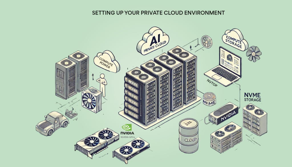 diagram of private cloud environment