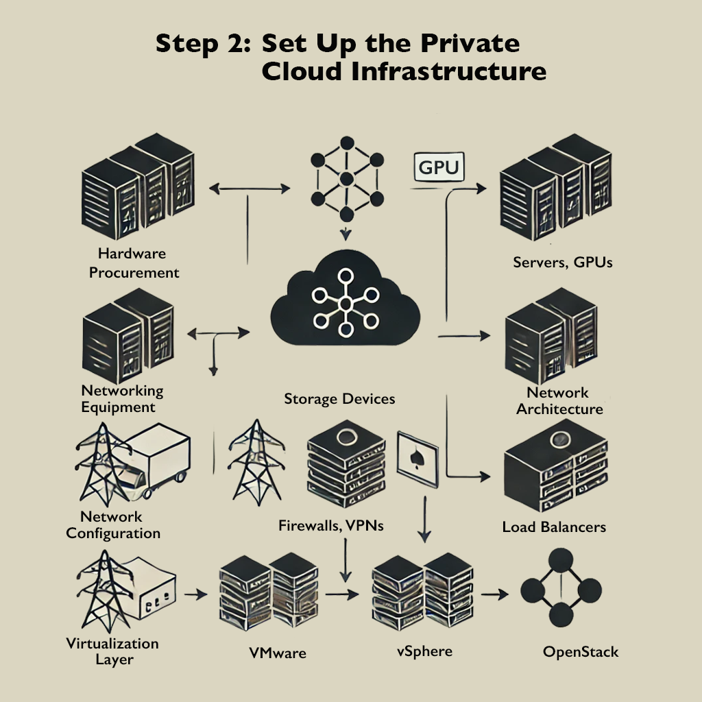 a diagram of a cloud infrastructure